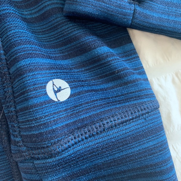 90 Degree By Reflex Blue and Black Zip Up Hoodie - Picture 8 of 16